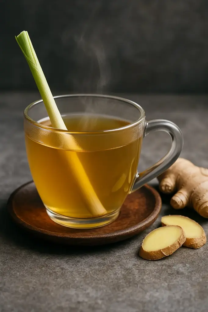 Hot Ginger-Lemongrass Tea